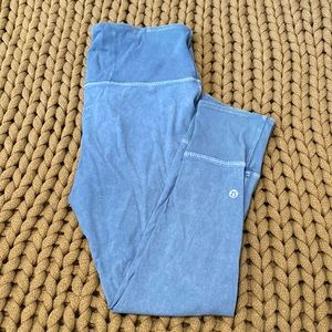 Lululemon Leggings, Light Blue, Size 8, Like New Condition